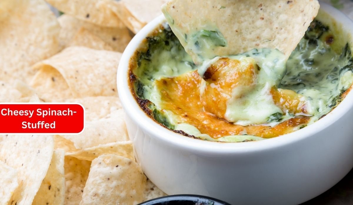 Cheesy Spinach-Stuffed